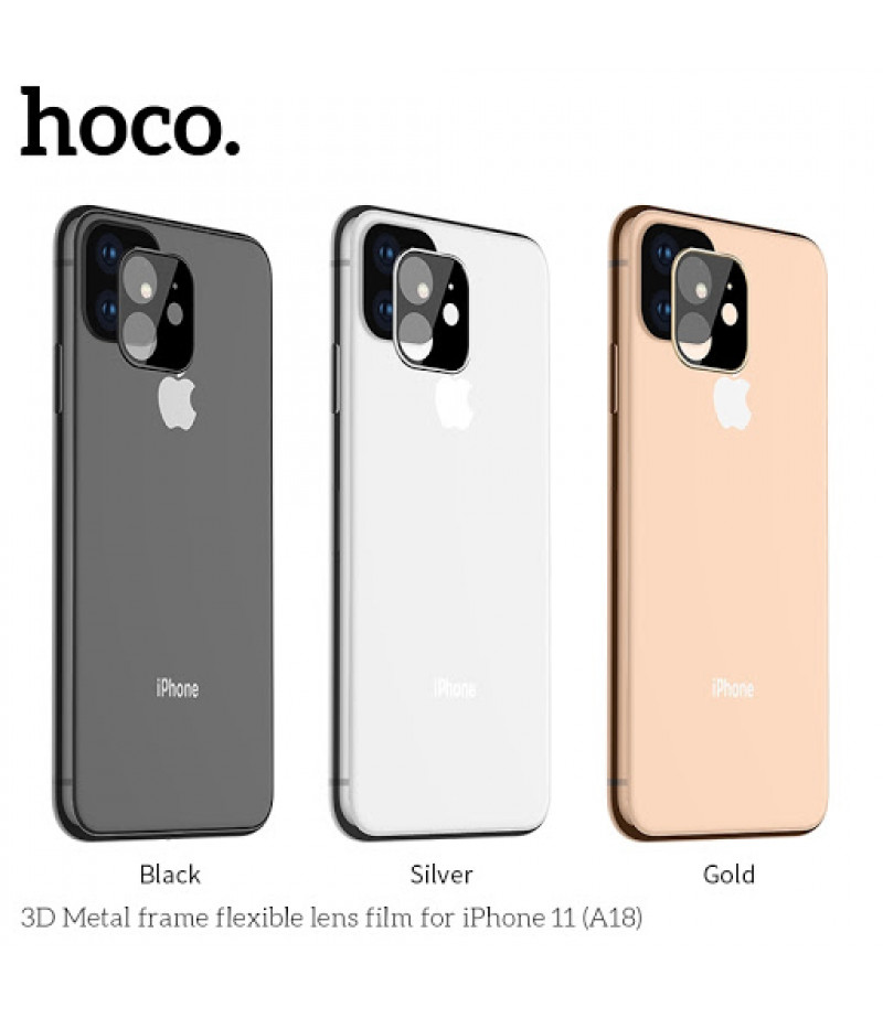 Hoco 3D Metal frame flexible lens film für iPhone 11 (A18), Art.:000707