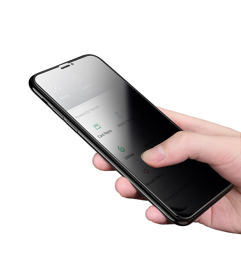 Hoco Shatterproof edges full screen anti-spy tempered glass für iPhone XR/ 11 (A13), Art.:000727