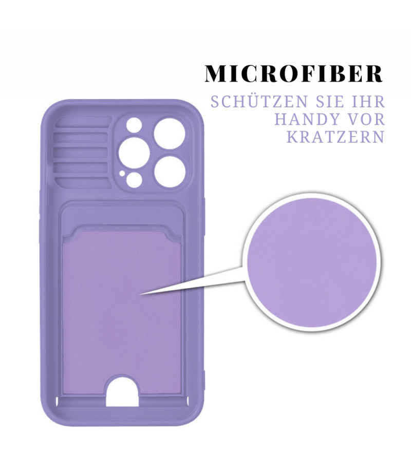 Armor Kartenhalter Kameraschutz Hülle mit Ring für iPhone 13 Pro Max, Art.:000501