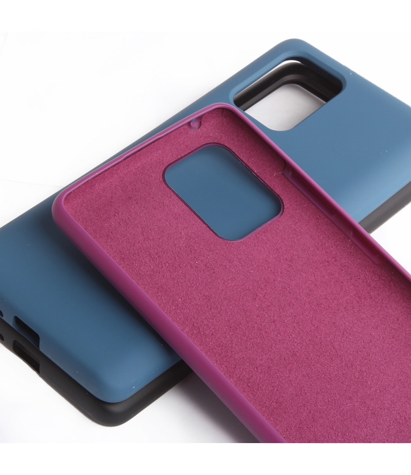 Soft touch Full Silicone Case für Galaxy S10 Lite 2020, Art.:000537