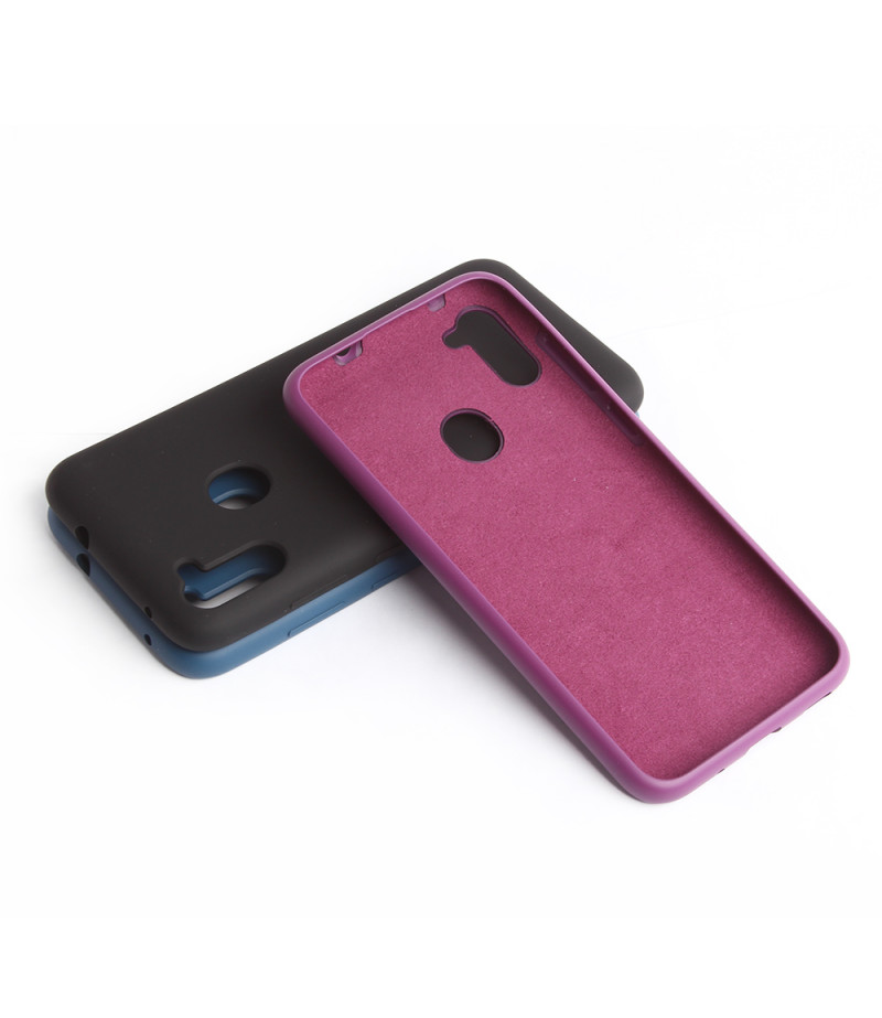 Soft touch Full Silicone Case für Galaxy A11/M11, Art.:000537