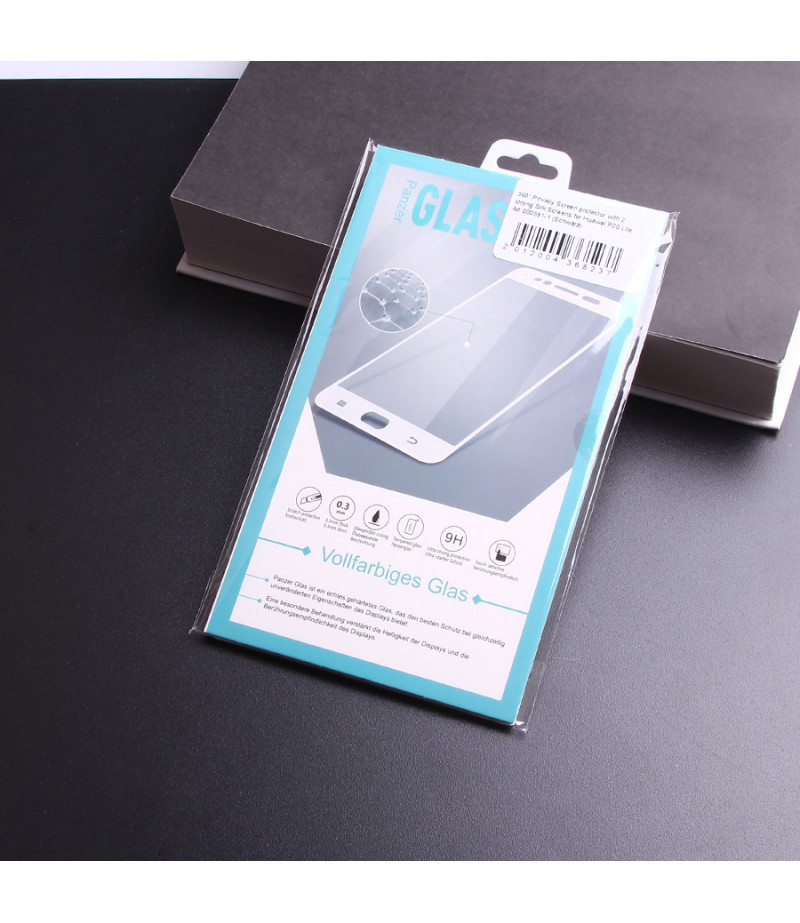 360 grad Privacy Screen protector with 2 strong Silk Screens für Huawei P20 Lite , Art:000591-1