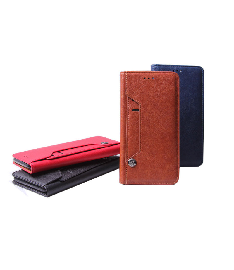 Premium Handytasche mit ausziehbarem Kartenfächer für iPhone 7/8 Plus, Art.:000057