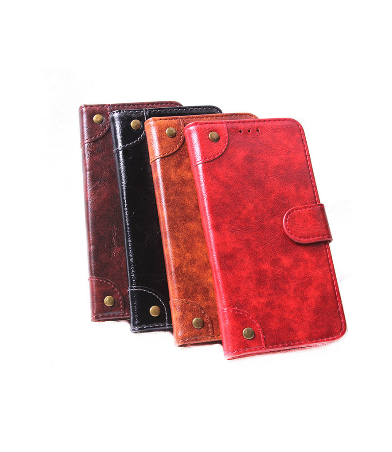 Handytasche mit Standfunktion und 3 Kartensteckplätzen für iPhone X/XS, Art.:000058