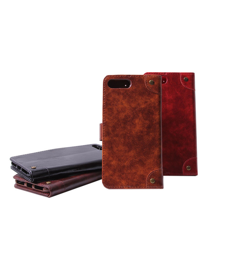 Handytasche mit Standfunktion und 3 Kartensteckplätzen für iPhone 7/8 Plus, Art.:000058