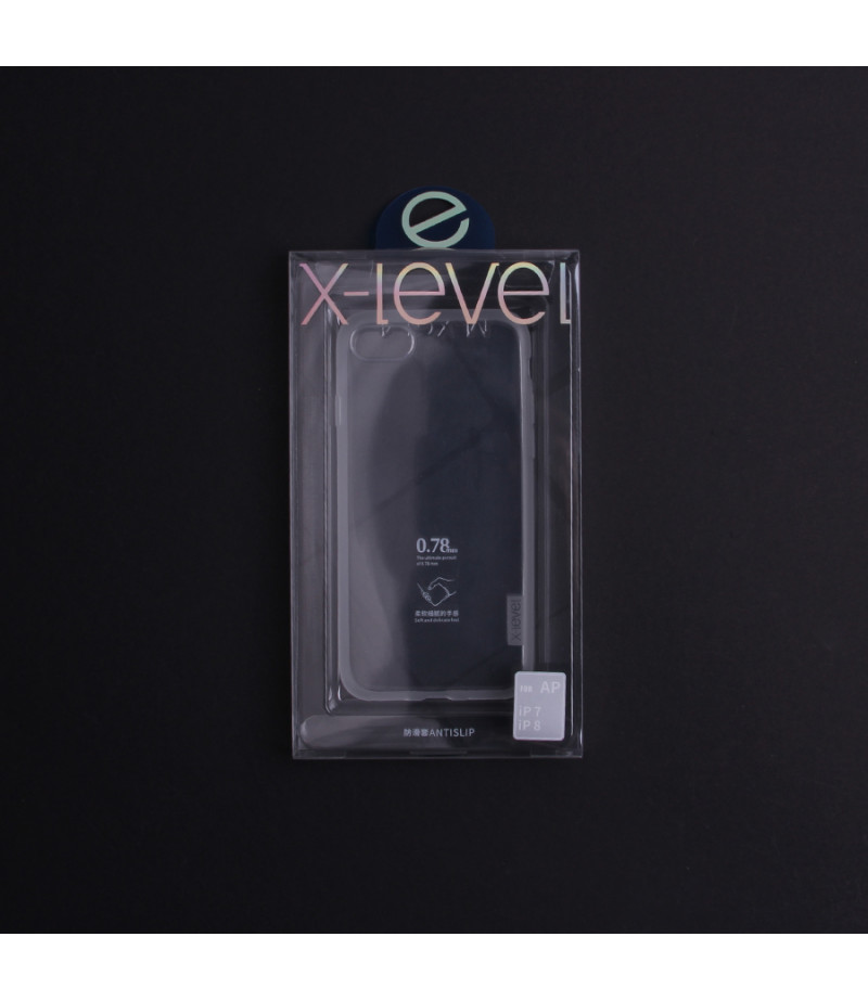 Soft TPU Anti Slip Clear Back Cover für iPhone 7/8, Art.:000106