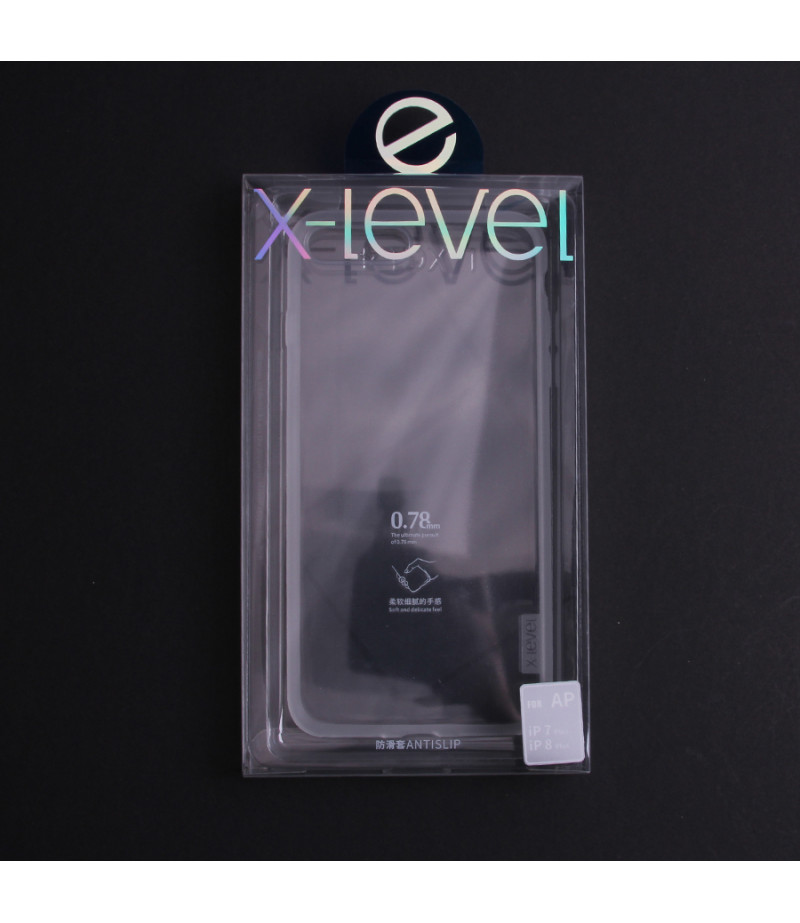 Soft TPU Anti Slip Clear Back Cover für iPhone 7/8 Plus, Art.:000106