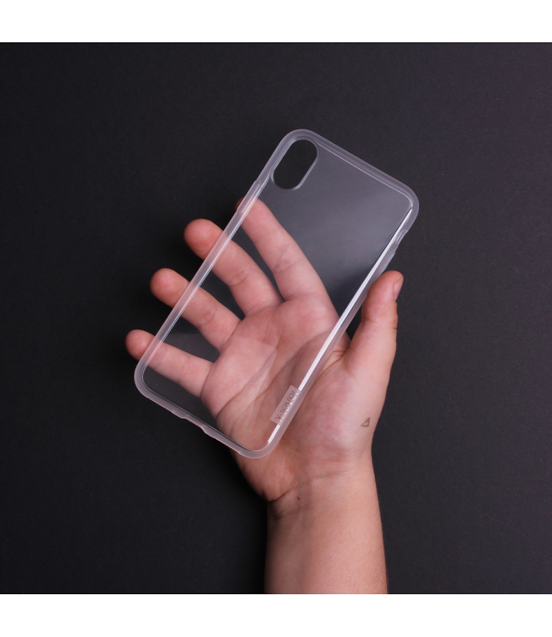 Soft TPU Anti Slip Clear Back Cover für iPhone X/XS, Art.:000106