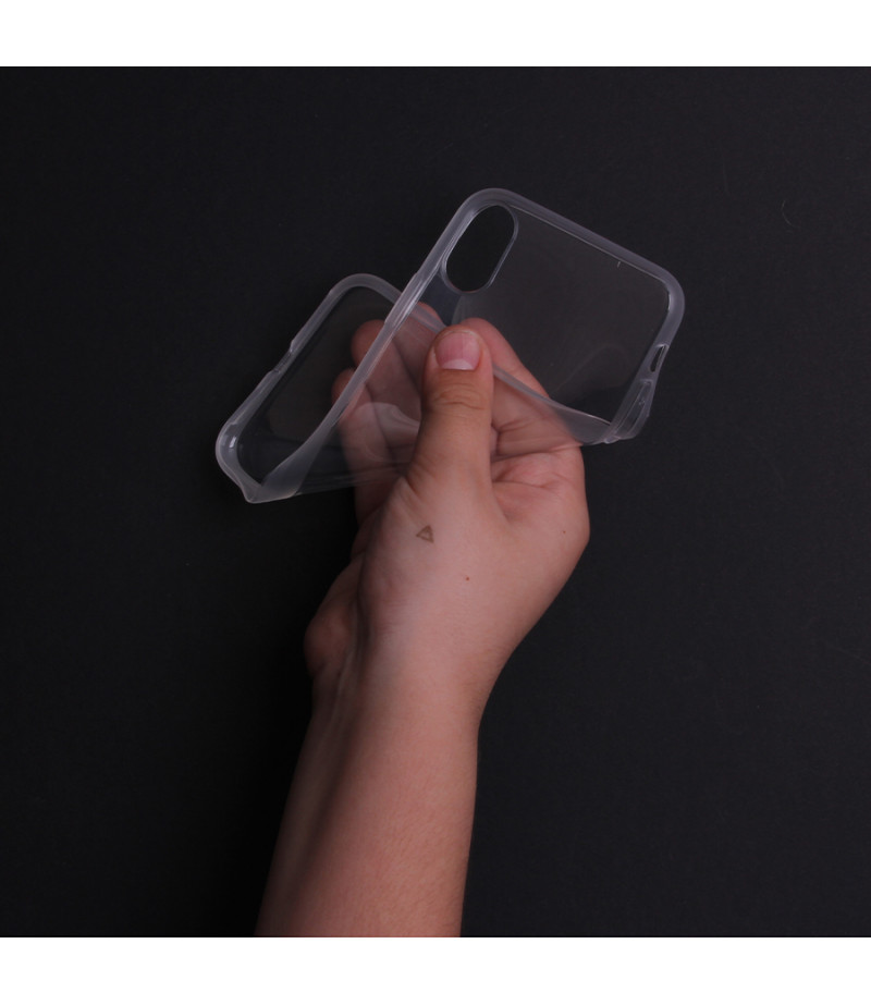 Soft TPU Anti Slip Clear Back Cover für iPhone X/XS, Art.:000106