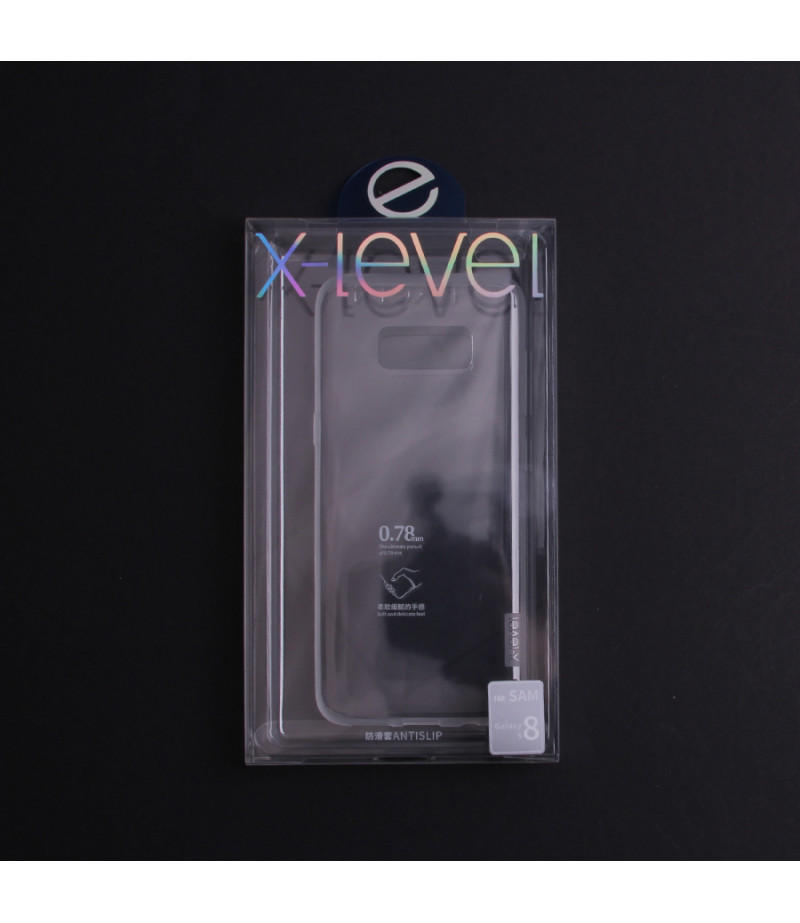 Soft TPU Anti Slip Clear Back Cover für Samsung Galaxy S8, Art.:000106