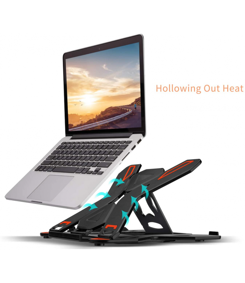 Laptop Stand and Phone Holder Hard Aluminium (E5) 2 in 1, Art.:000832