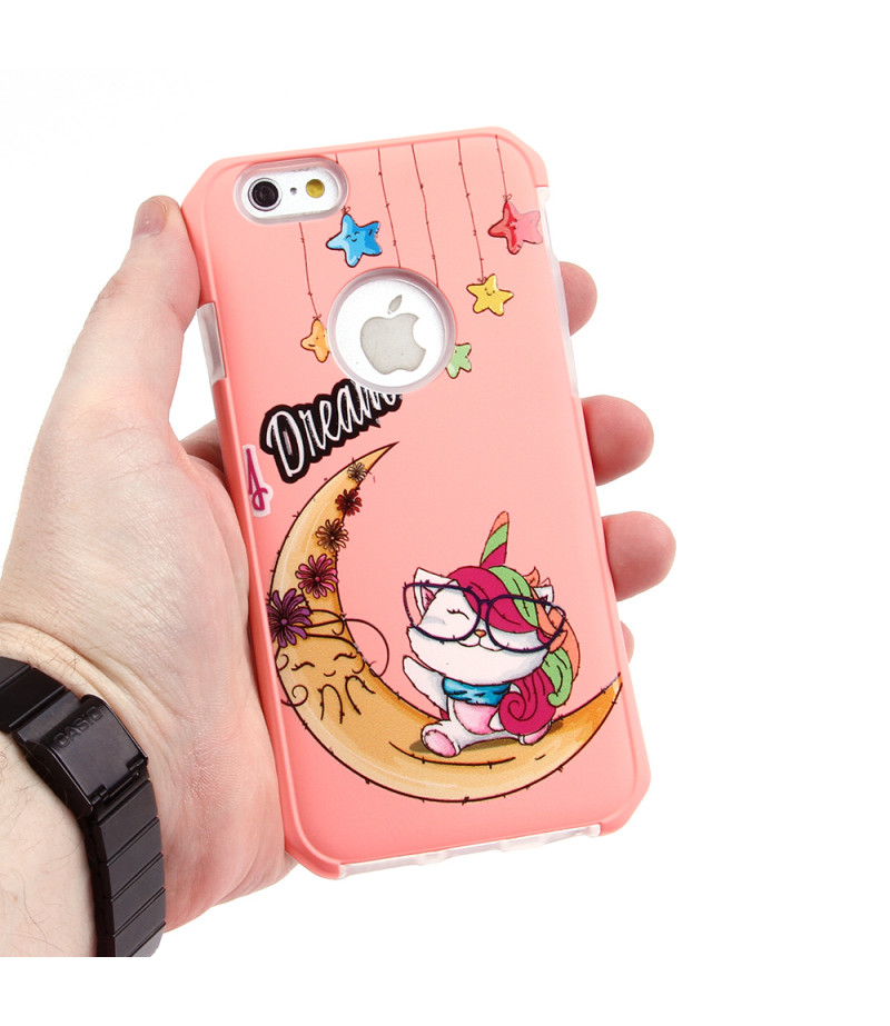 2in1  tpu +PC oily +printing picture für iPhone 6/6s Art.:000695