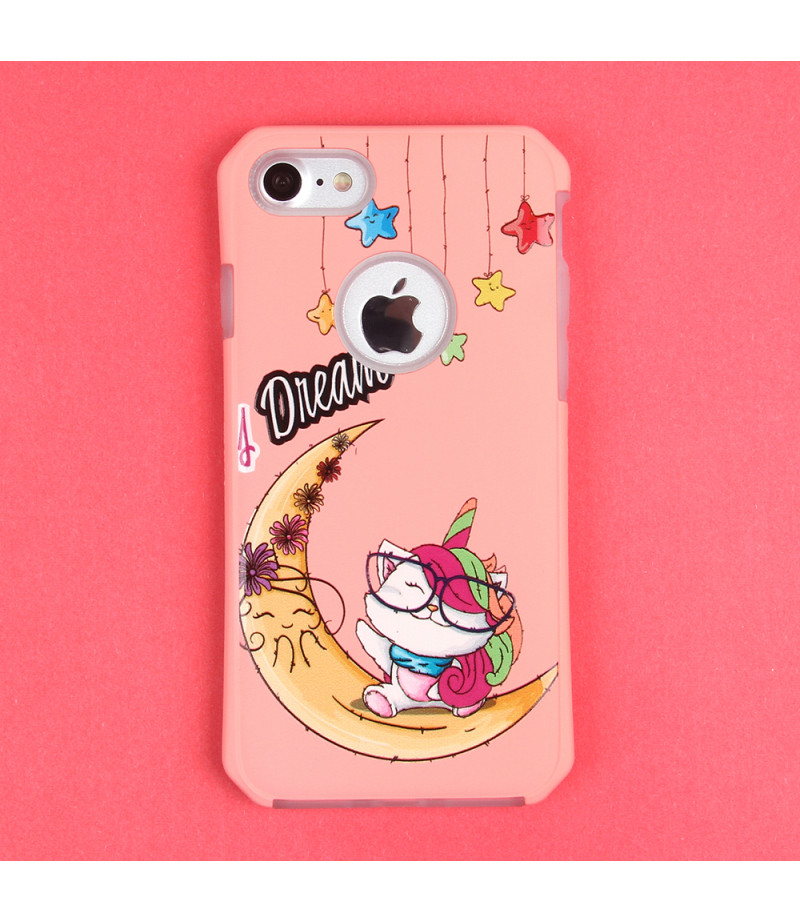 2in1  tpu +PC oily +printing picture für iPhone 7/8 Art.:000695