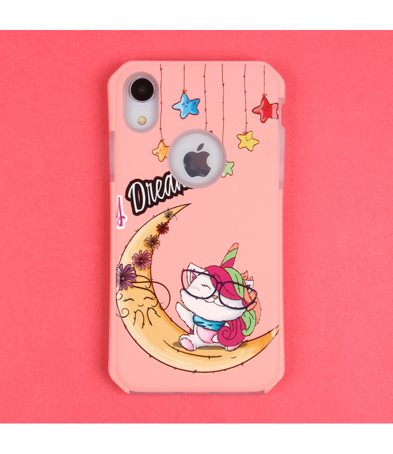 2in1  tpu +PC oily +printing picture für iPhone XR Art.:000695