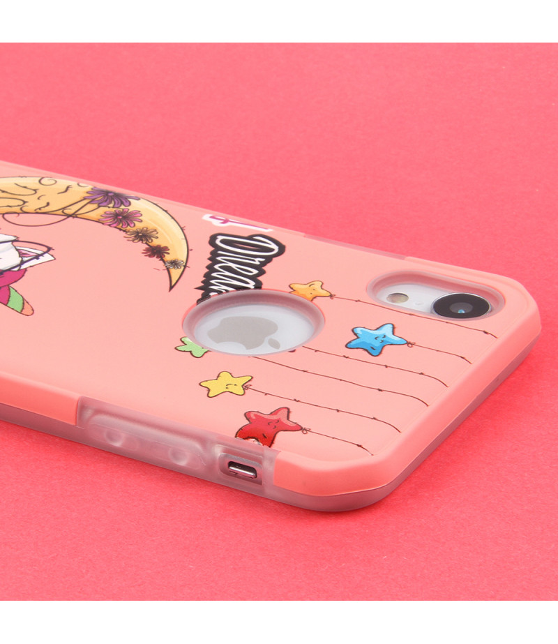 2in1  tpu +PC oily +printing picture für iPhone XR Art.:000695