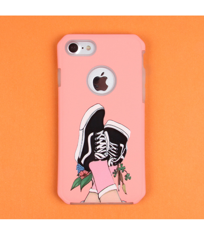 2in1  tpu +PC oily +printing picture für iPhone 7/8 Art.:000696
