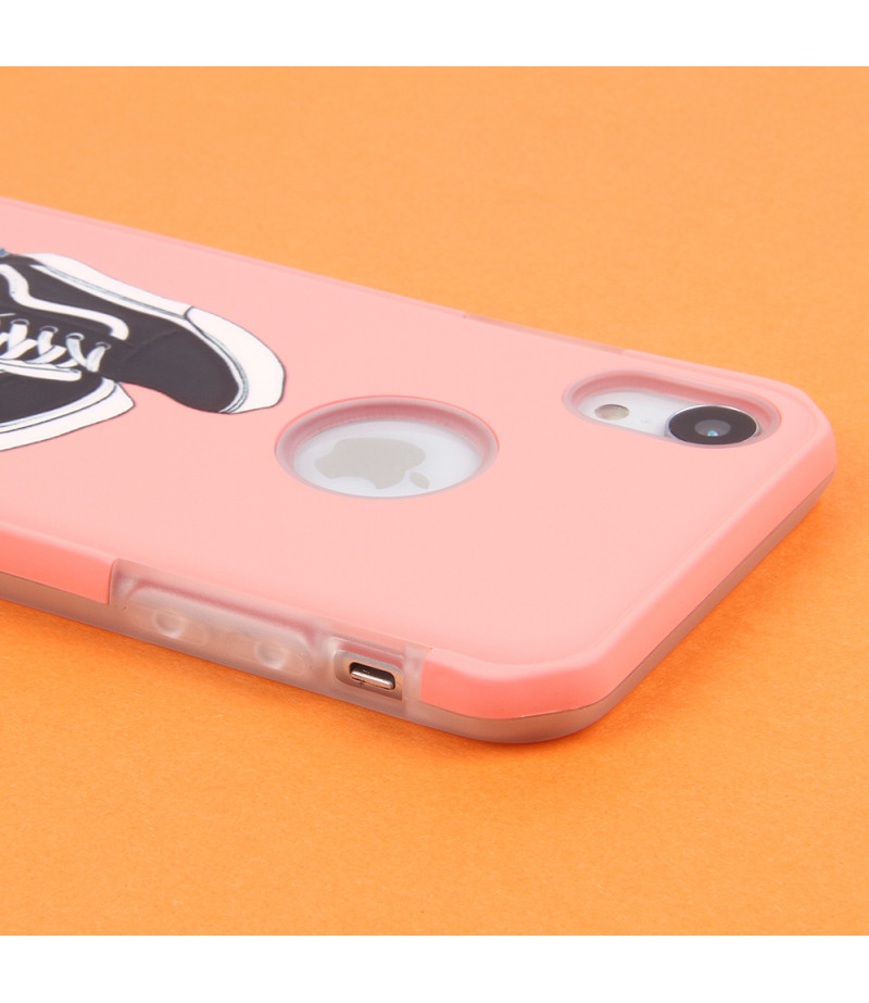 2in1  tpu +PC oily +printing picture für iPhone XR Art.:000696