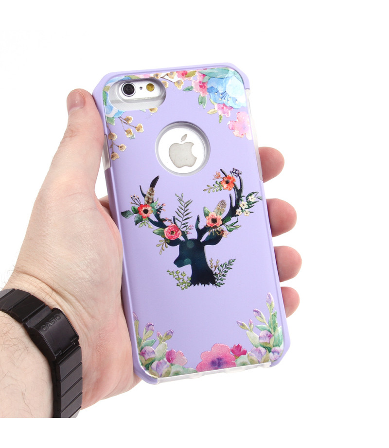 2in1  tpu +PC oily +printing picture für iPhone 6/6s Art.:000697