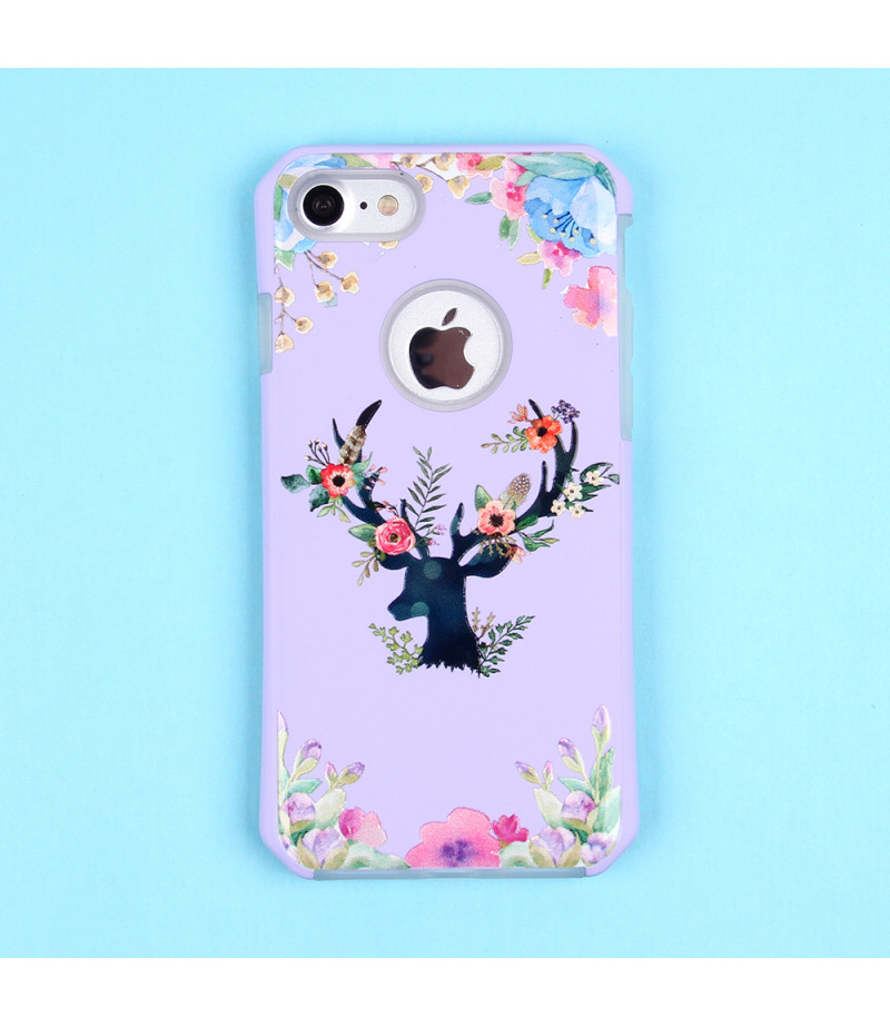 2in1  tpu +PC oily +printing picture für iPhone 7/8 Art.:000697