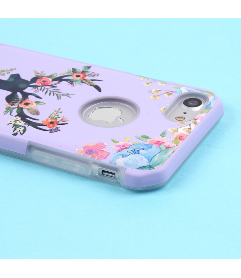 2in1  tpu +PC oily +printing picture für iPhone 7/8 Art.:000697