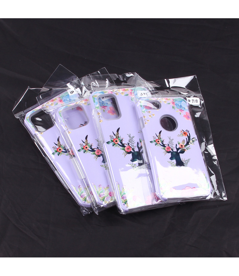 2in1  tpu +PC oily +printing picture für iPhone X/XS Art.:000697