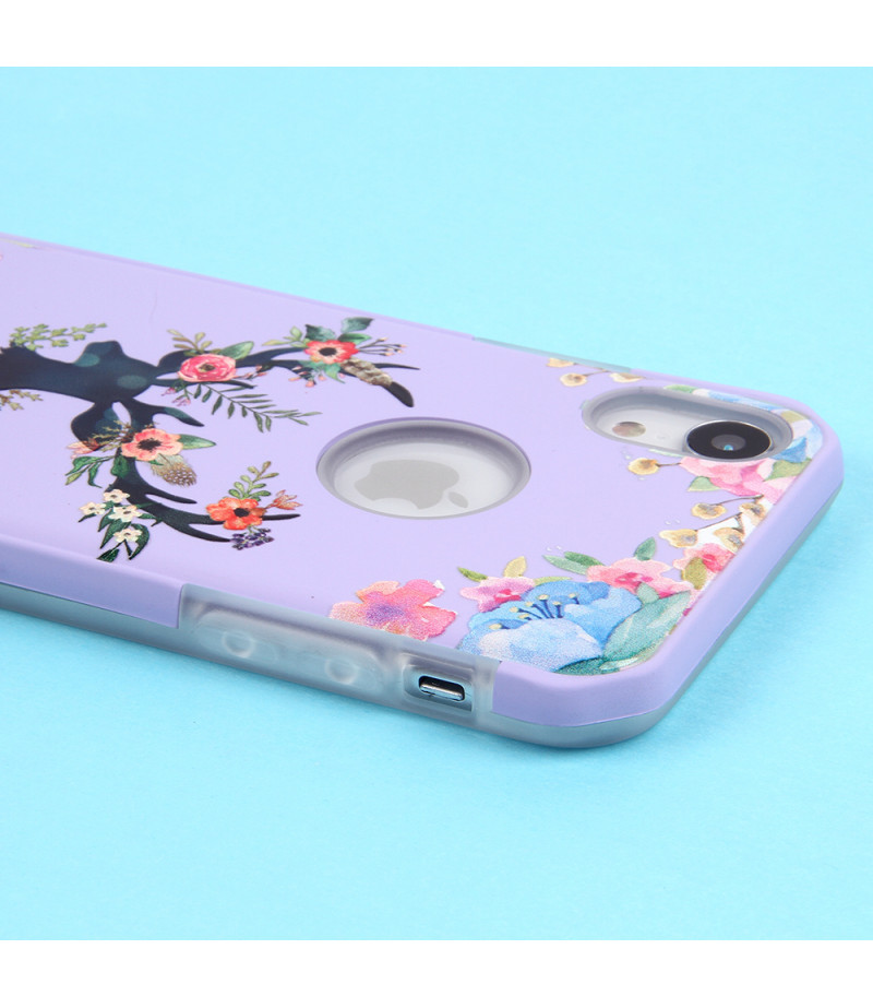 2in1  tpu +PC oily +printing picture für iPhone XR Art.:000697