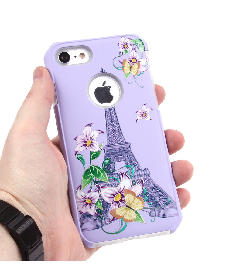 2in1  tpu +PC oily +printing picture für iPhone 7/8 Art.:000698