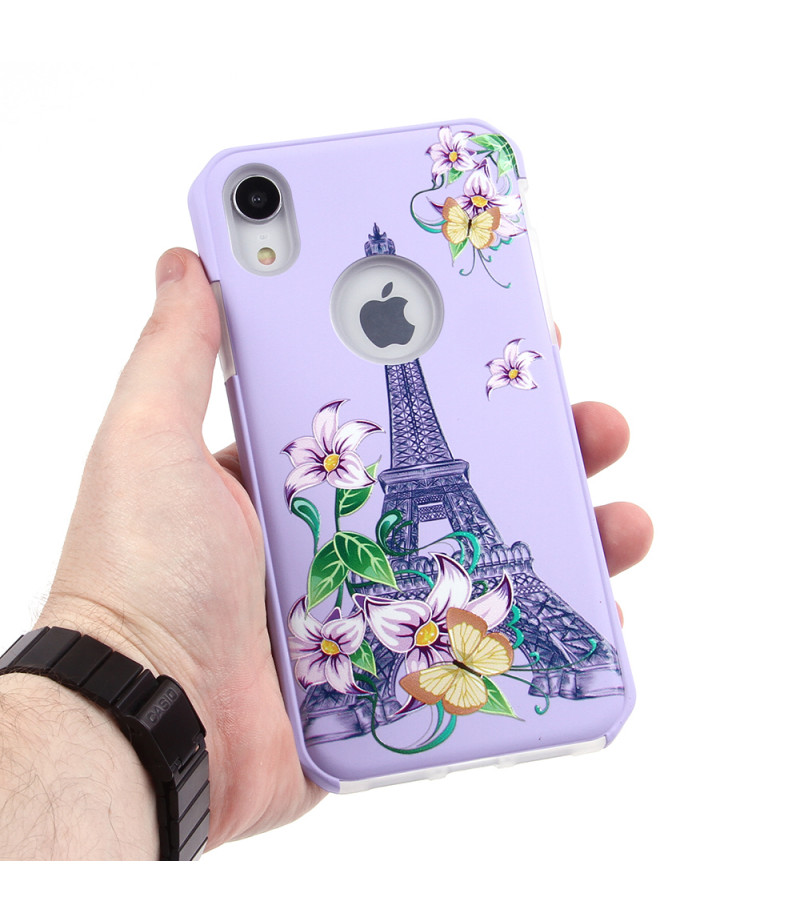 2in1  tpu +PC oily +printing picture für iPhone XR Art.:000698
