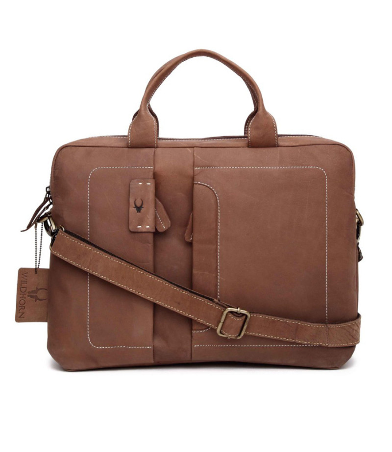 Hunterleder Umhängetasche Aktenkoffer MB215, Art.:000311