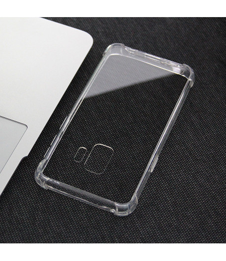 Elfon Drop Case TPU Anti-Rutsch Kratzfest Crystal (1mm) für Samsung Galaxy S9, Art.:000308