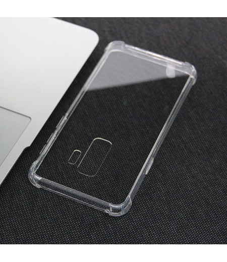 Elfon Drop Case TPU Anti-Rutsch Kratzfest Crystal (1mm) für Samsung Galaxy S9 Plus, Art.:000308