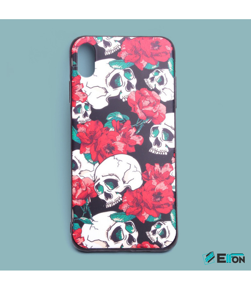 Matt Flowers und Skulls Print Case für iPhone 6/6s Plus, Art.:000445