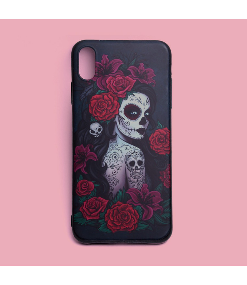 Matt Dia De Los Muertos Print Case für iPhone 6/6s Plus, Art.:000446