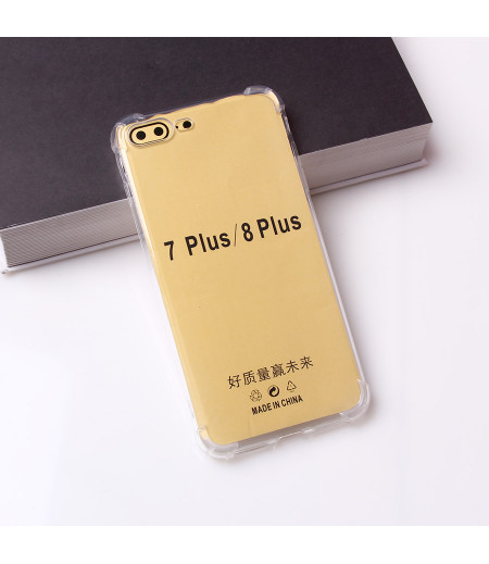 Drop Case TPU Schutzhülle (1mm) mit Kantenschutz für iPhone 7/8 Plus, Art:000494