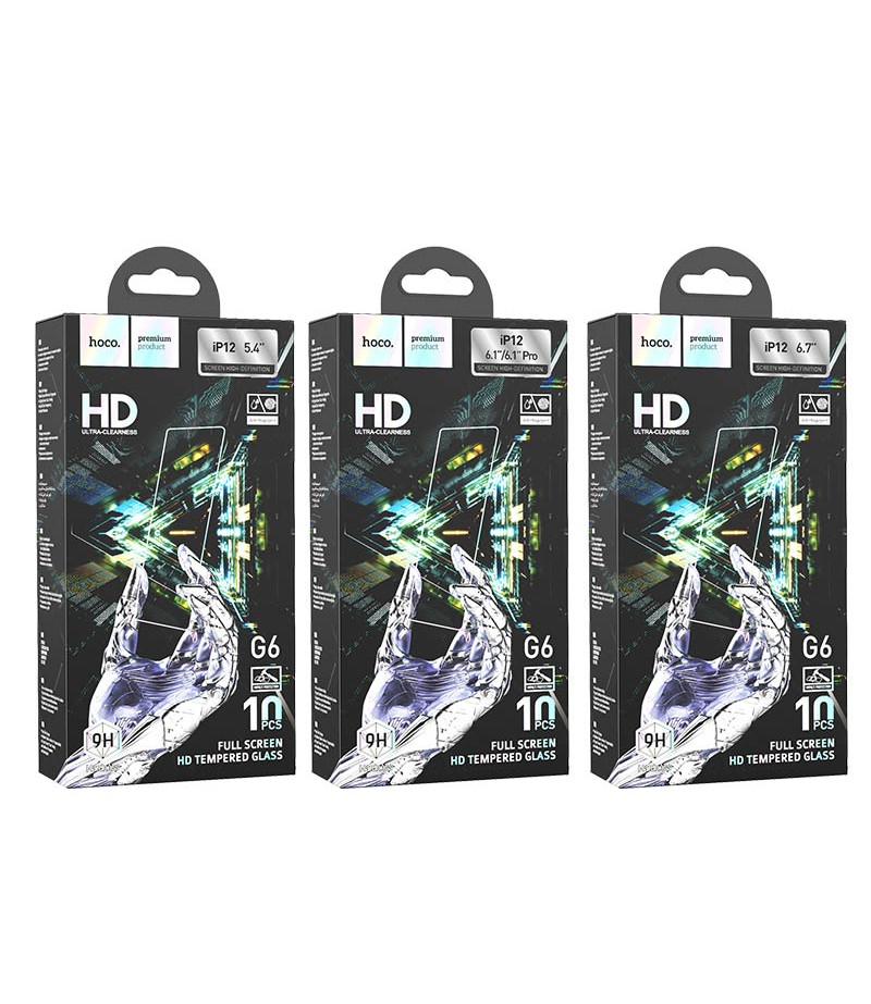 Hoco Full Screen High-Definition Tempered Film für iPhone 12 mini (5.4) (G6), Art.:000800