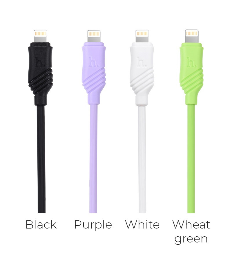 Hoco X6 khaki charging cable for lightning, Art.:000774