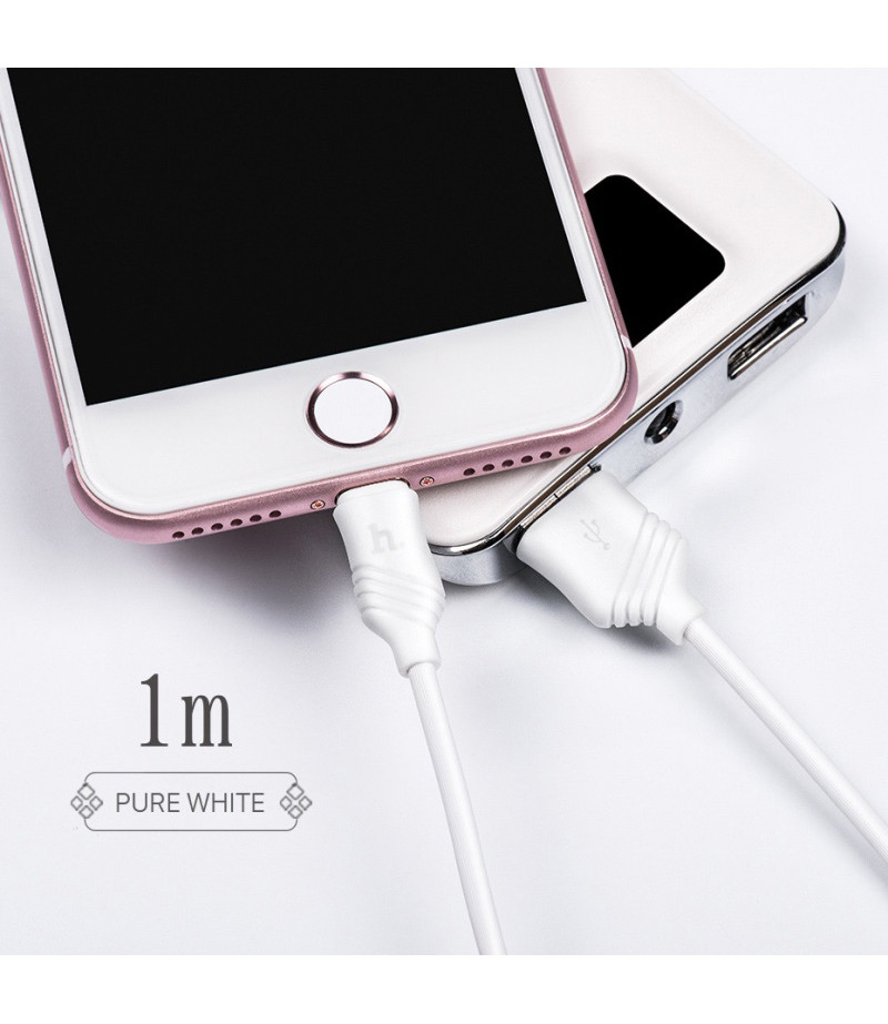 Hoco X6 khaki charging cable for lightning, Art.:000774