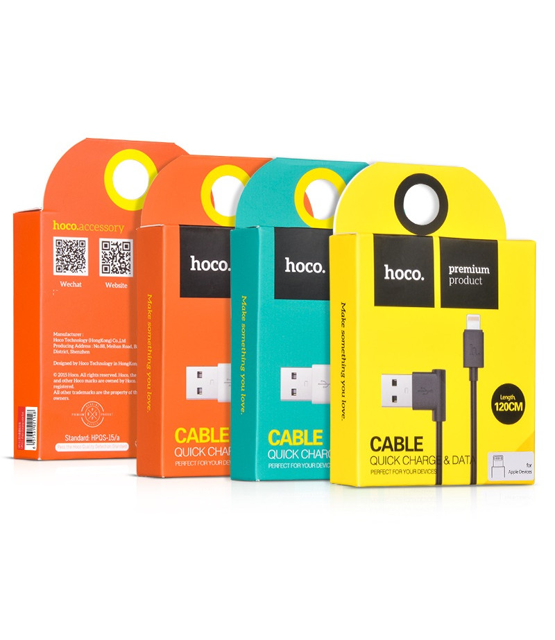 Hoco UPL11 Angled Charging Cable for Lightning, Art.:000780