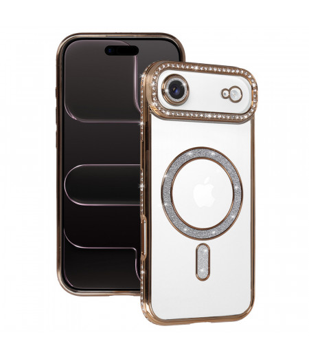 Magsafe Case Bling für Iphone 17 Air (gold)