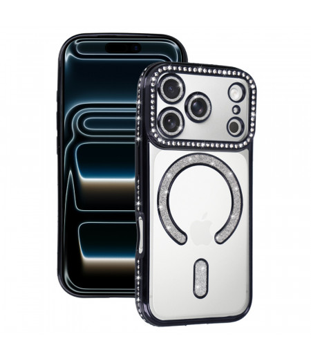 Magsafe Case Bling für Iphone 17 Pro (schwarz)