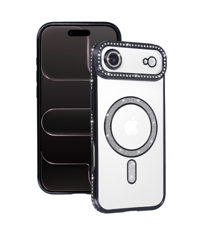 Magsafe Case Bling für Iphone 17 Air (schwarz)