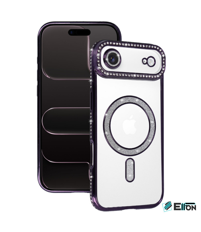 Magsafe Case Bling für Iphone 17 Air (Lila)
