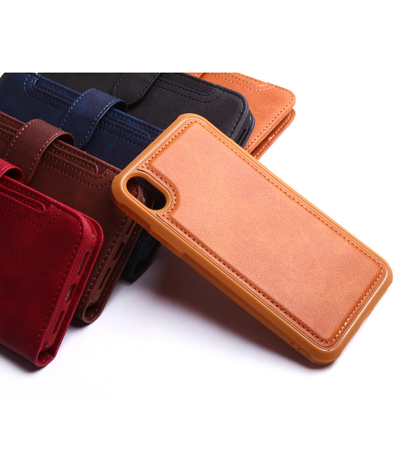 2 in 1 magnetic case with separate card pouch für iPhone Xs Max, art.:000616