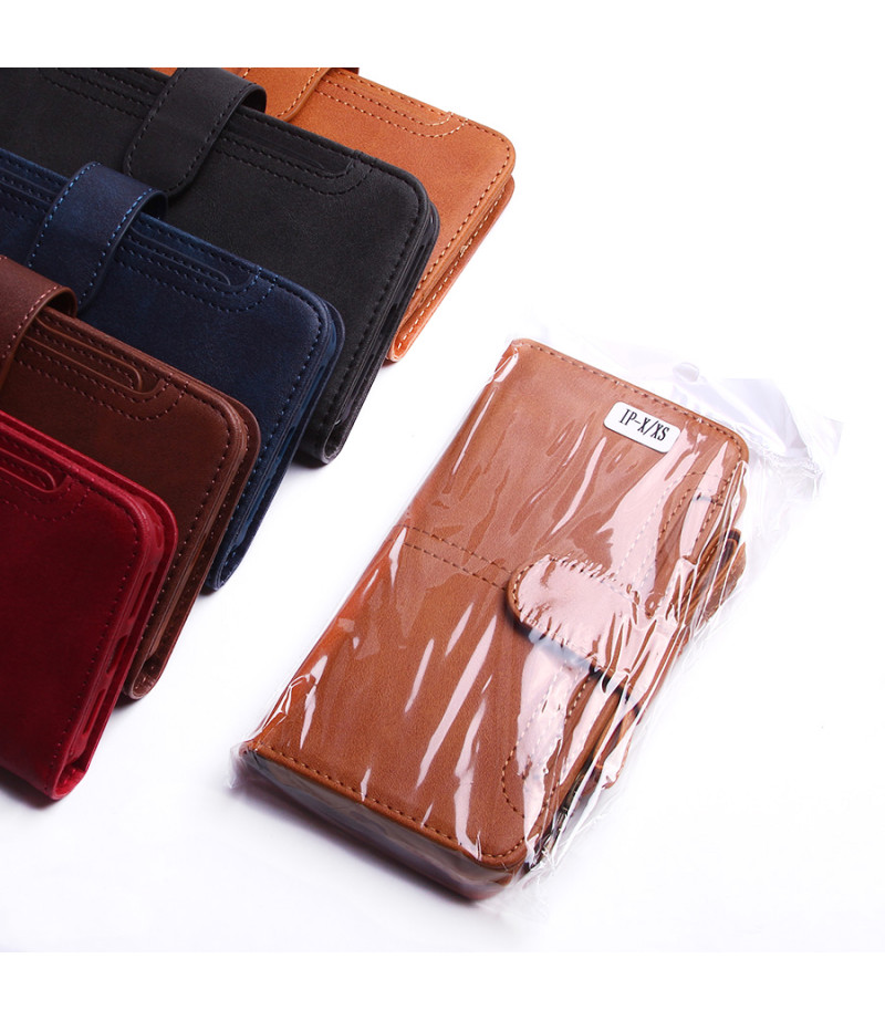 2 in 1 magnetic case with separate card pouch für iPhone Xs Max, art.:000616