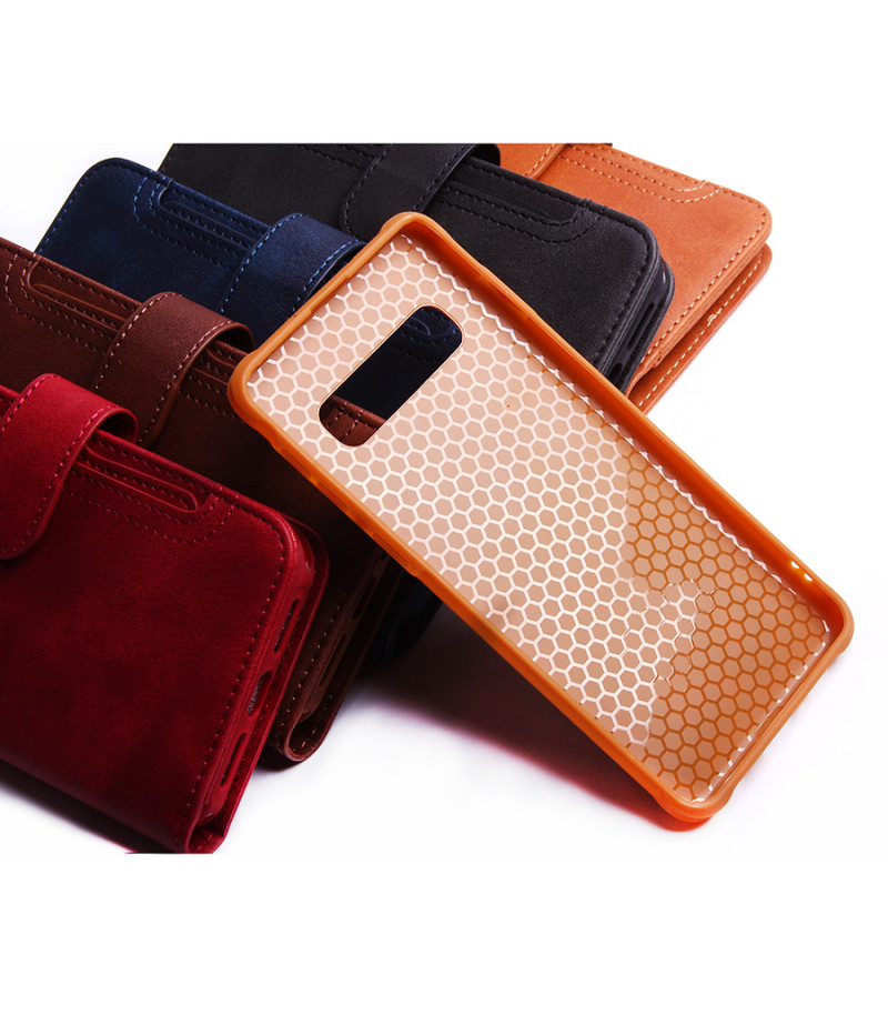2 in 1 magnetic case with separate card pouch für Galaxy S10 E, art.:000616
