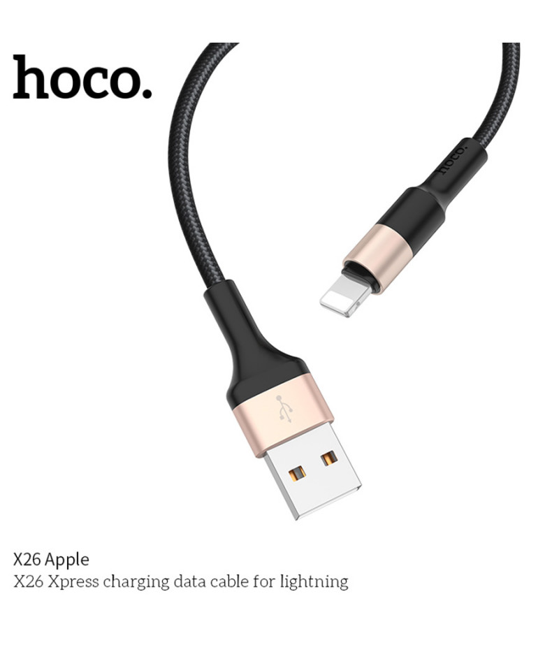 Hoco X26 Xpress Ladekabel für Lightn. 1m, Art.:000392