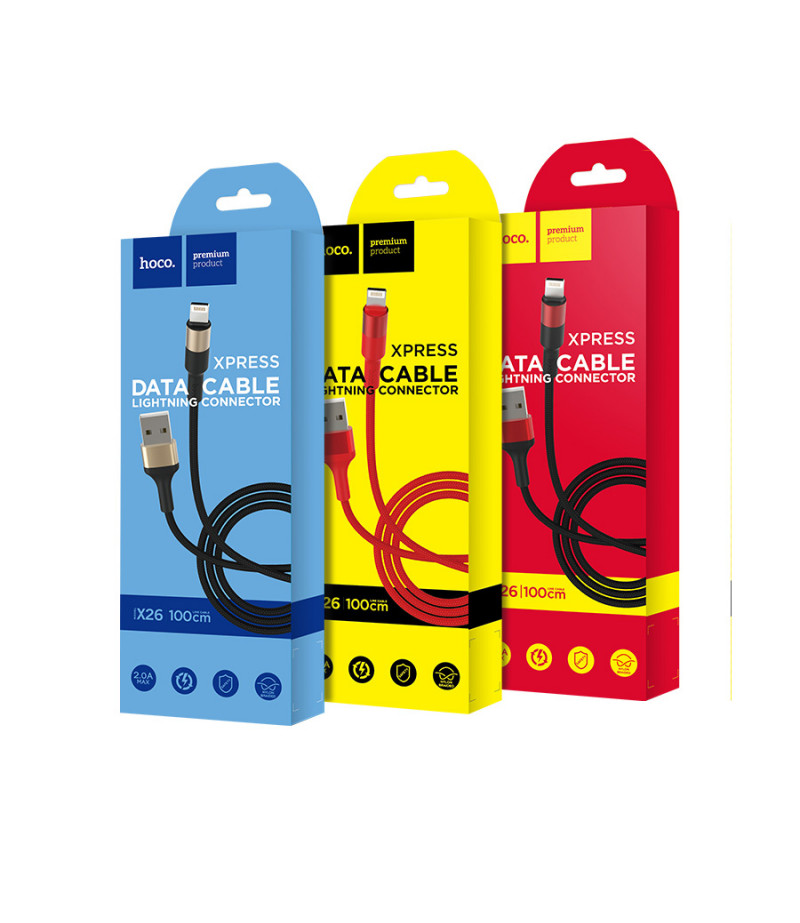 Hoco X26 Xpress Ladekabel für Lightn. 1m, Art.:000392