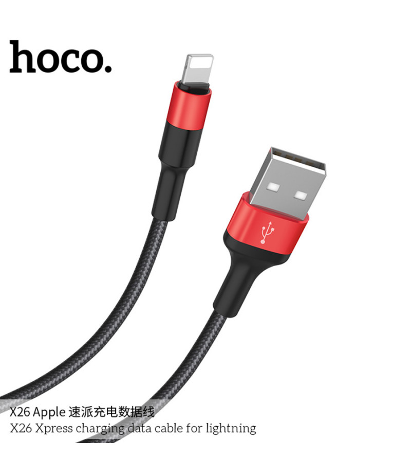 Hoco X26 Xpress Ladekabel für Lightn. 1m, Art.:000392