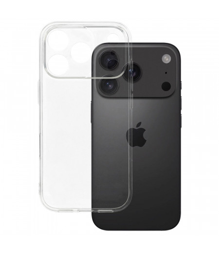 TPU+PC hart kratzfest kristallklar 2mm für iPhone 17 Pro, Art.:000685