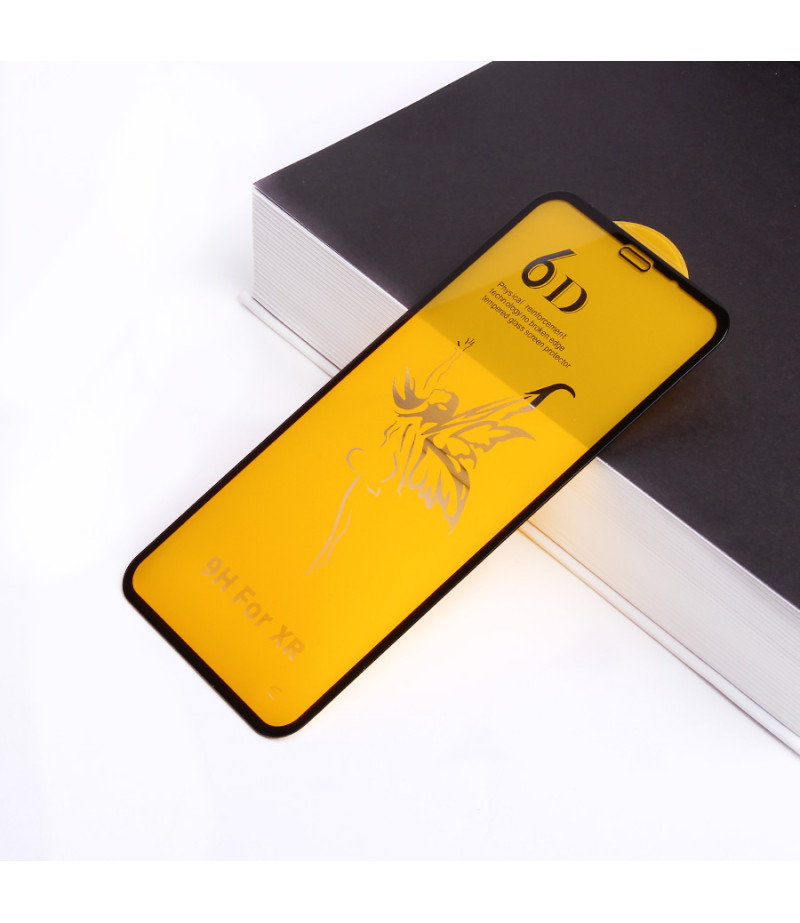Full Glue Curved Tempered Glass Screen Protector für iPhone XR, für iPhone 11 (6.1), Art:000298